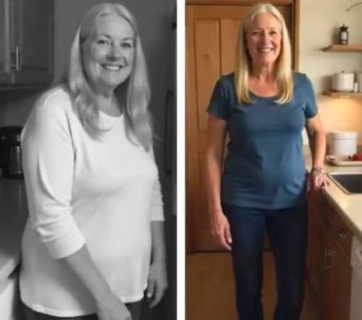 Real customer feedback showcasing improved body shape and fat loss with TrimPure Gold Patch