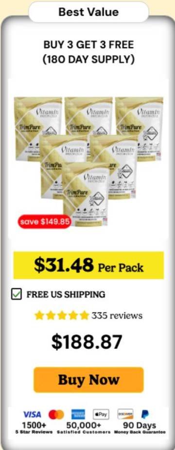 Best value TrimPure Gold Patch 6-pack promotion for effective weight management